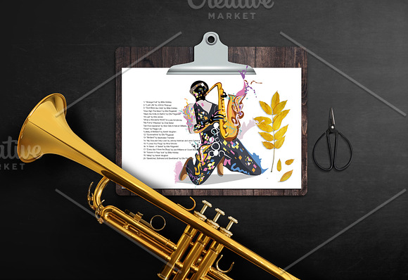 Abstract musicians. in Illustrations - product preview 6