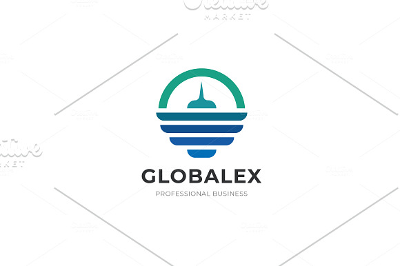 Global Business Logo in Logo Templates - product preview 2