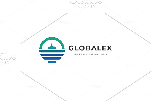 Global Business Logo in Logo Templates - product preview 3