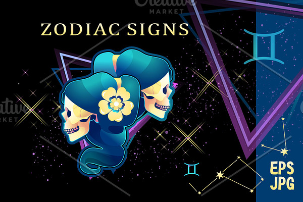 Zodiac signs collection