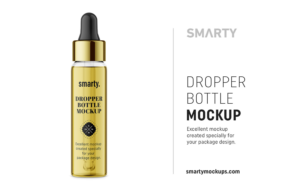 Dropper bottle mockup in Product Mockups - product preview 8