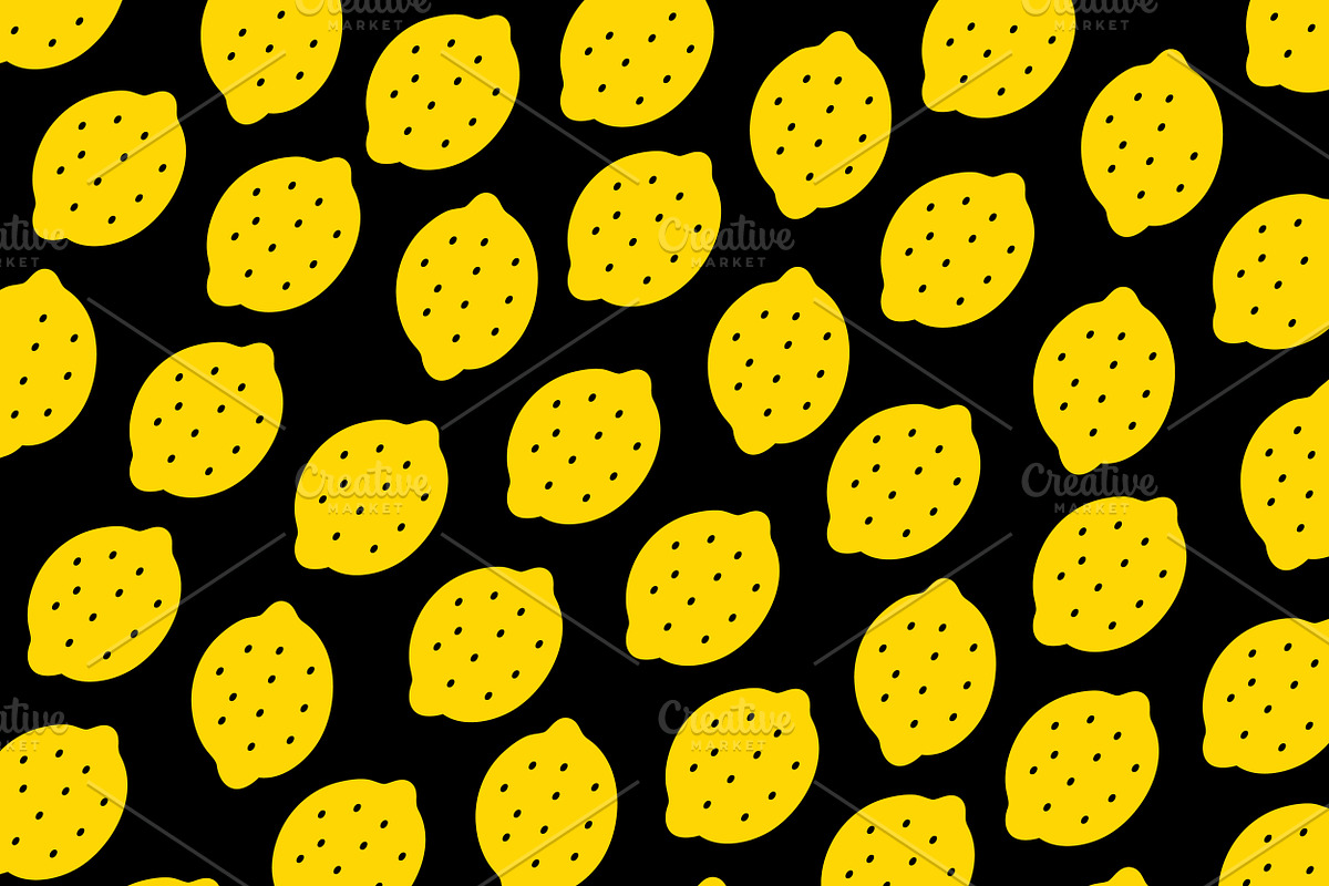 Lemon pattern design in Patterns - product preview 8