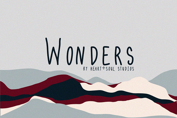 Wonders | Handwritten Sans in Sans-Serif Fonts - product preview 3