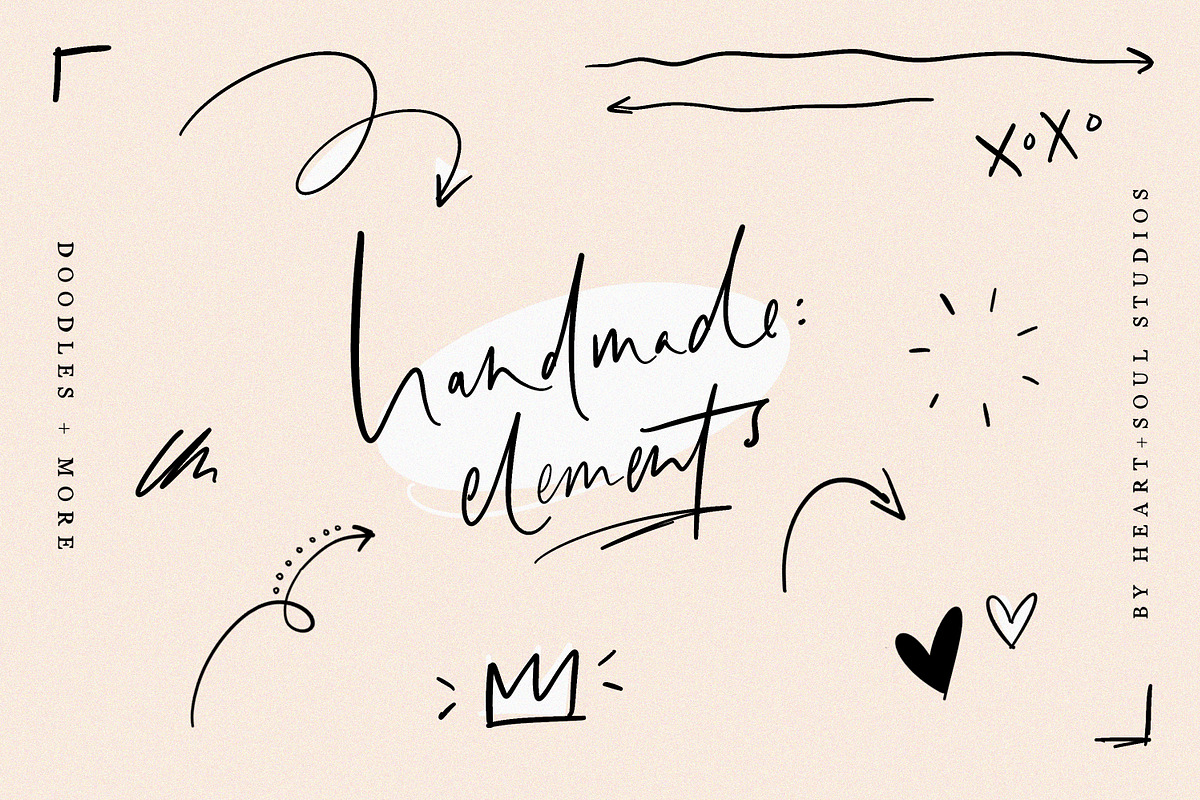 Handmade Elements in Illustrations - product preview 8