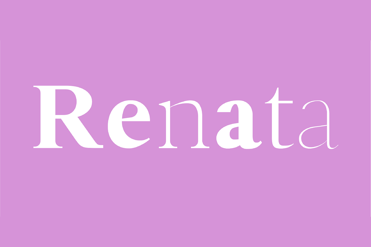 Renata in Serif Fonts - product preview 8