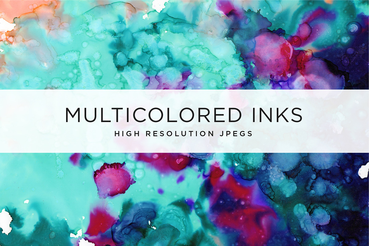 Multicolored Inks - Volume 1 in Textures - product preview 8