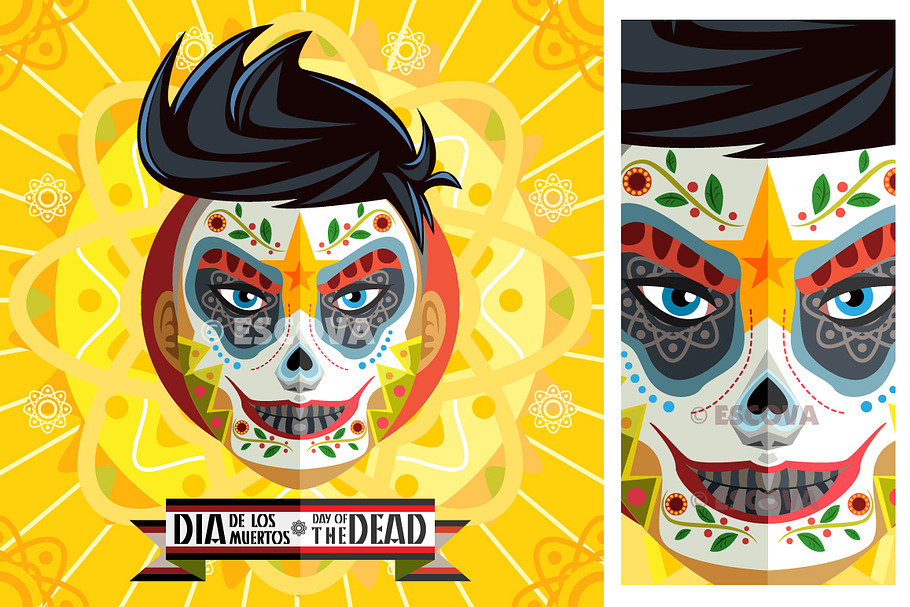 Dia De Los Muertos Face Painting