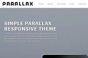 Parallax Theme Responsive WordPress
