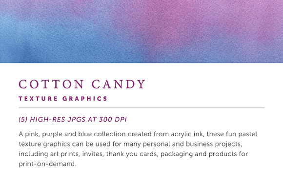 Cotton Candy Texture Bundle in Textures - product preview 1