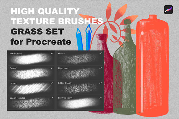Procreate Master Texture Brushes Kit in Add-Ons - product preview 4