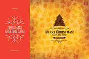 Christmas and New Year greeting card