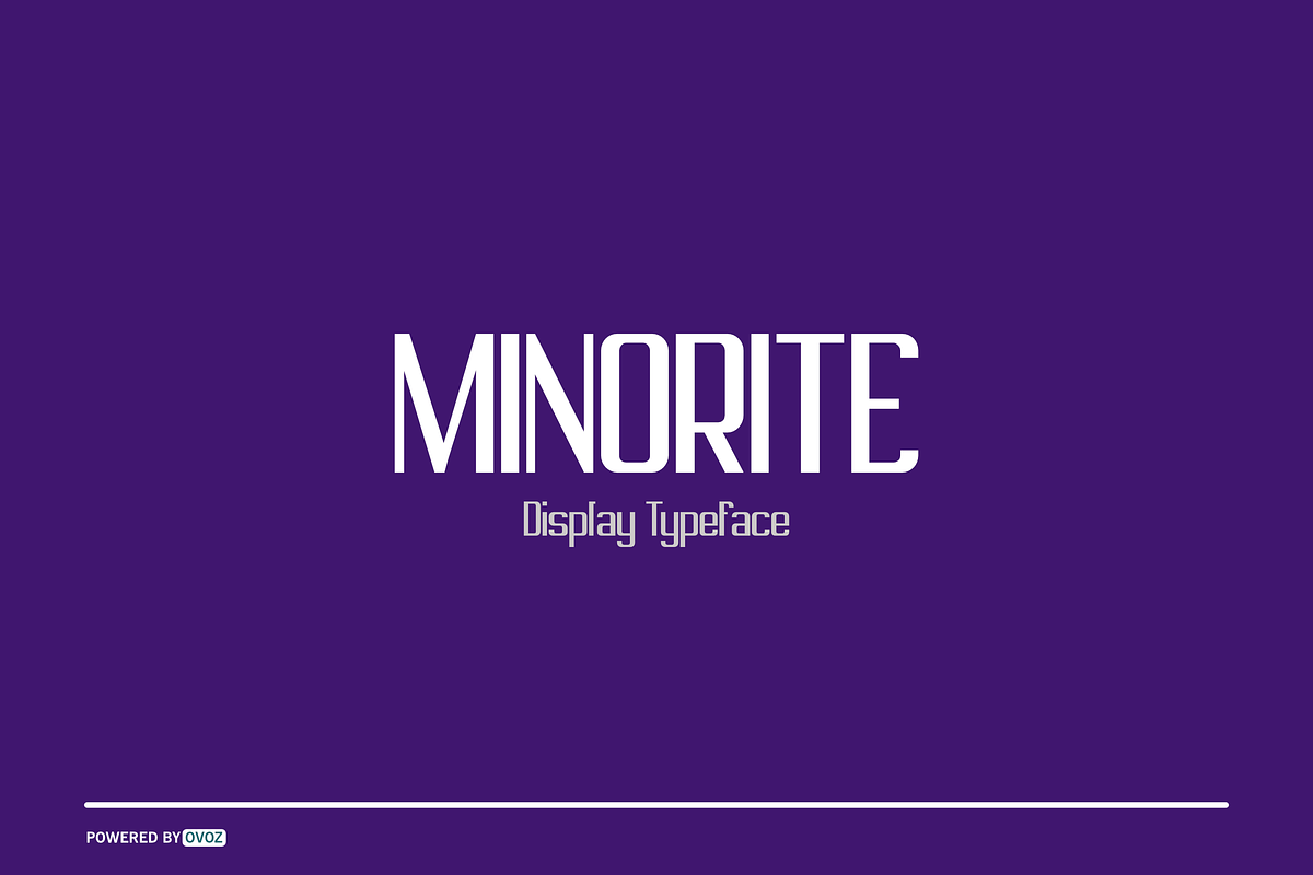 MINORITE DISPLAY TYPEFACE FONT in Display Fonts - product preview 8