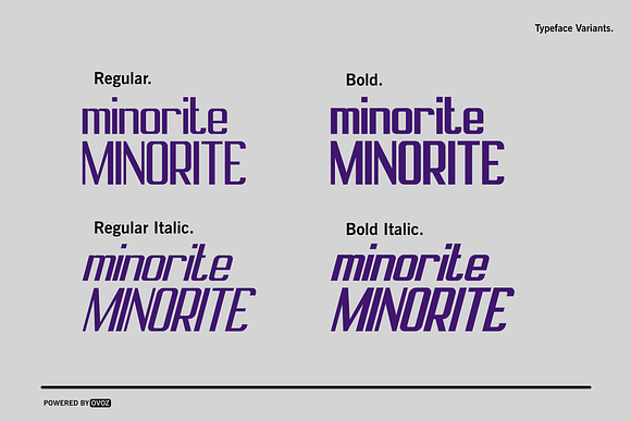MINORITE DISPLAY TYPEFACE FONT in Display Fonts - product preview 3