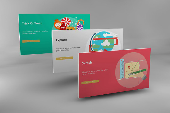 Creative Life Keynote Infographic in Keynote Templates - product preview 3