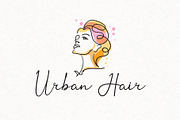 Urban Hair 2 Logo Template