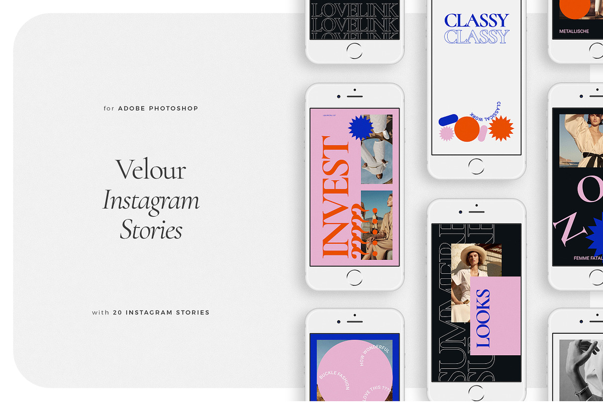 VELOUR Instagram Stories in Instagram Templates - product preview 8