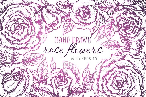 Large bundle of vector flowers in Illustrations - product preview 36