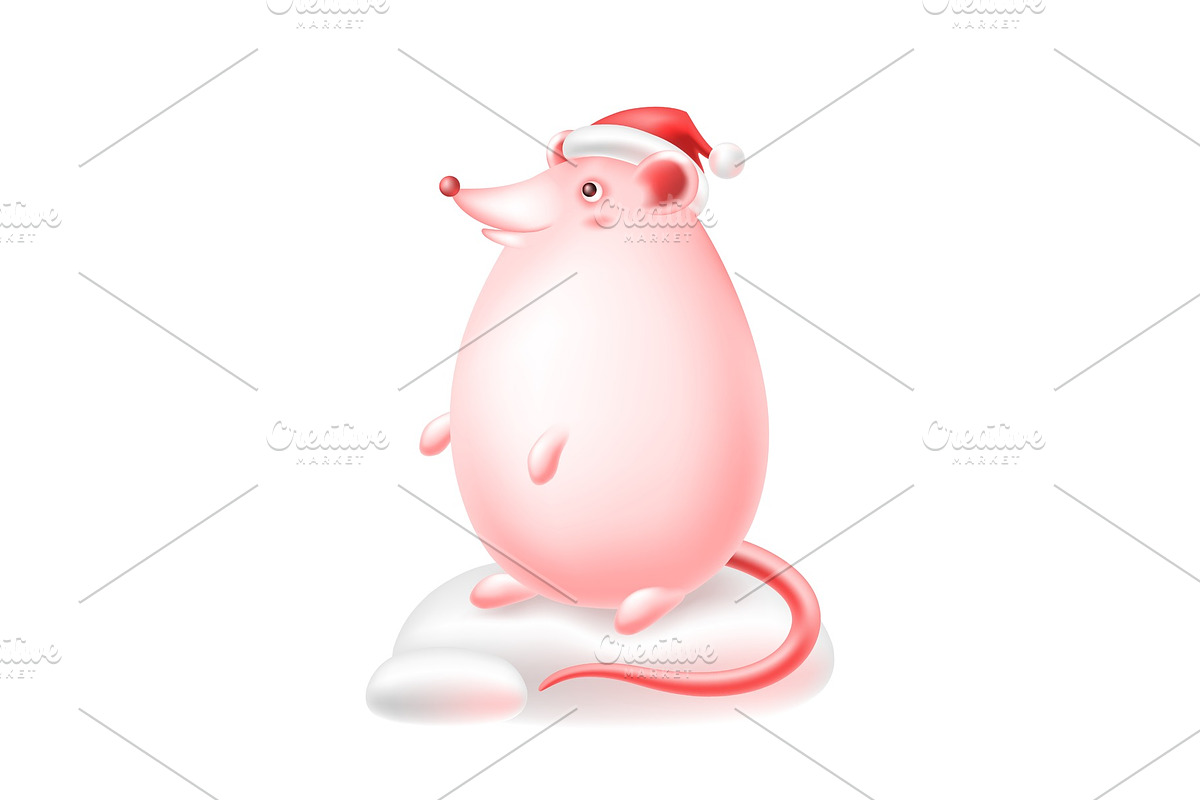 Funny mouse or rat symbol of New in Illustrations - product preview 8