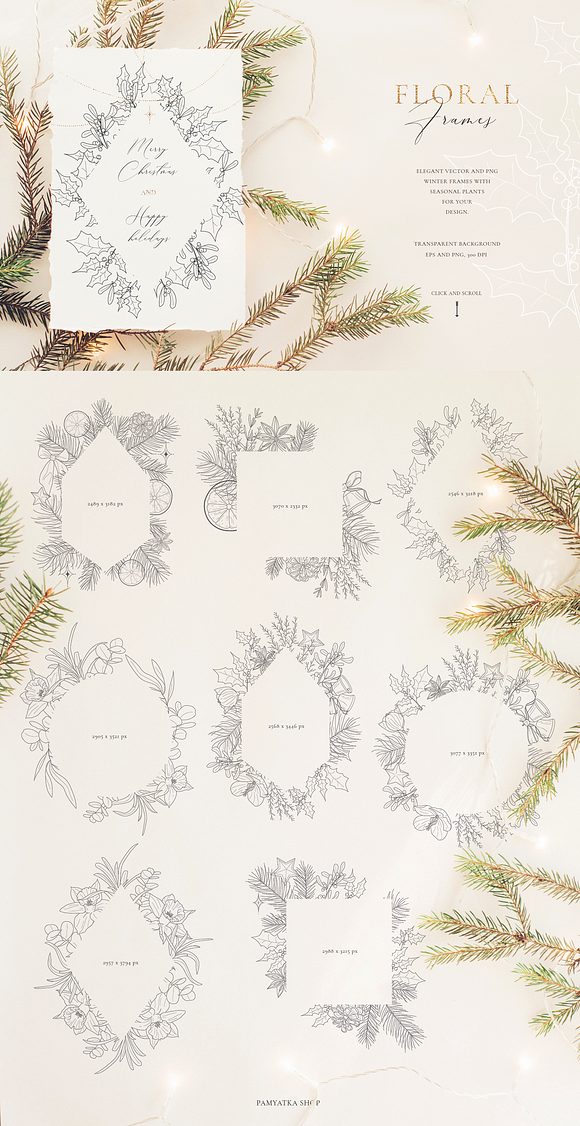 Winter time. Christmas vector set in Illustrations - product preview 4