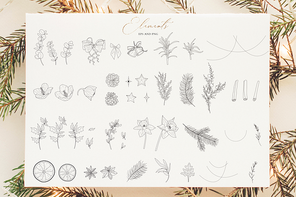Winter time. Christmas vector set in Illustrations - product preview 6