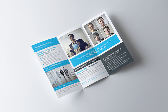 Business Tri-Fold Brochure Report A4 in Brochure Templates - product preview 2