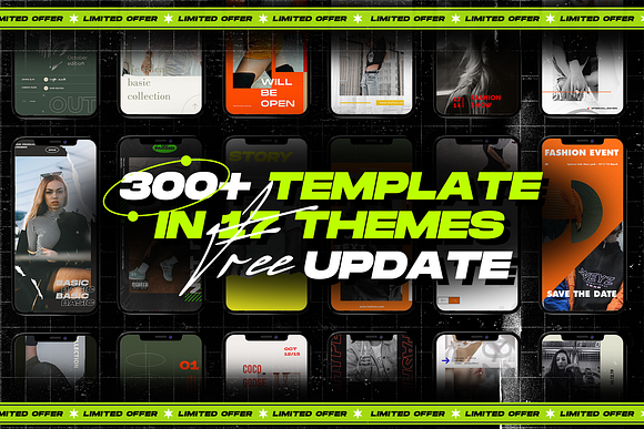 BIG BUNDLE INSTAGRAM TEMPLATES in Instagram Templates - product preview 20