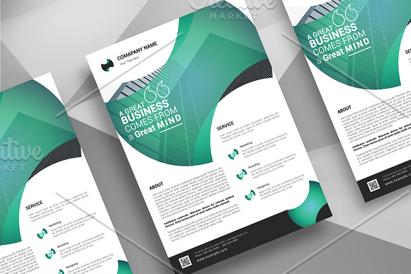 Corporate Flyer V1110 in Flyer Templates - product preview 1