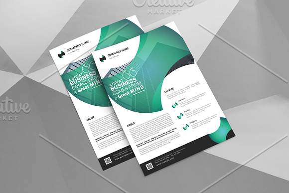 Corporate Flyer V1110 in Flyer Templates - product preview 2