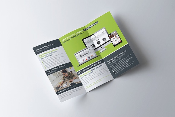 Unique Tri-Fold Brochure in Brochure Templates - product preview 1