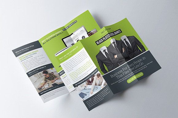 Unique Tri-Fold Brochure in Brochure Templates - product preview 2