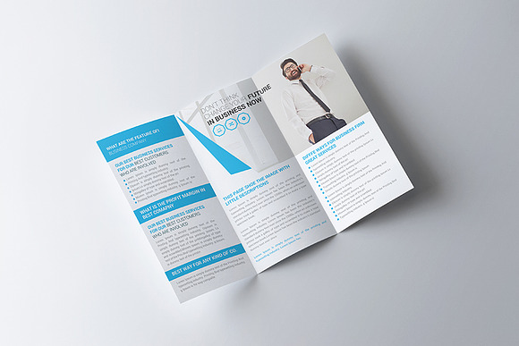 Clean Tri-fold Brochure in Brochure Templates - product preview 2