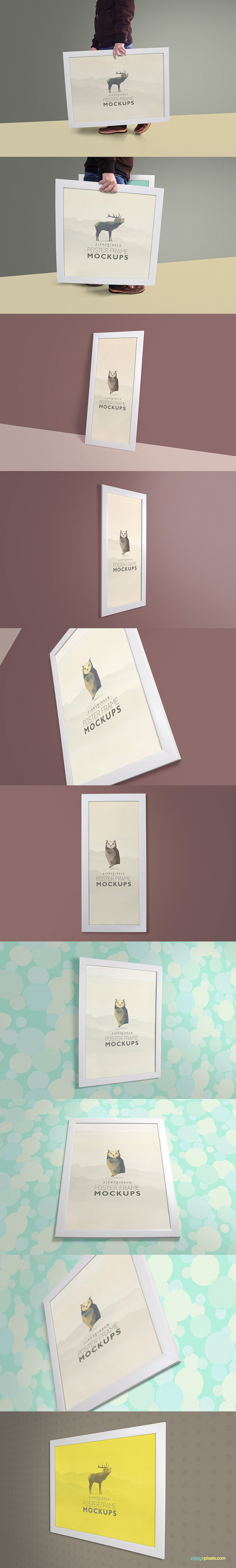 Photo & Poster Frame Mockup Bundle in Print Mockups - product preview 2