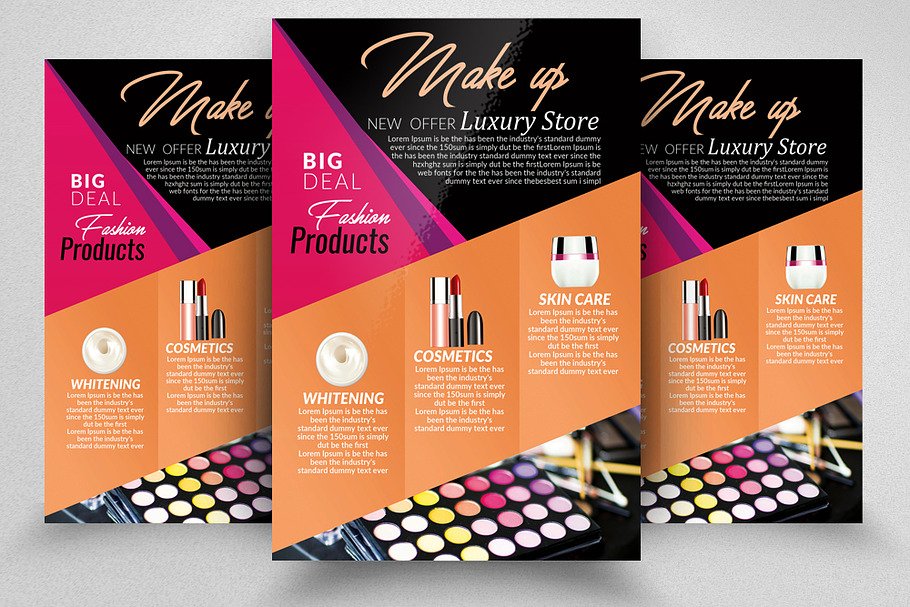 Make Up & Cosmetics Flyer/Poster