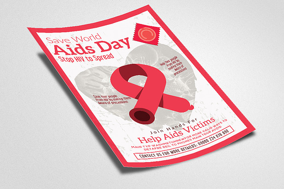 World Aids Day Awareness Flyer in Flyer Templates - product preview 1