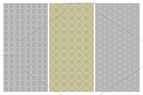 Geometric seamless symmetry patterns in Patterns - product preview 5