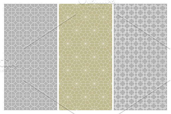 Geometric seamless symmetry patterns in Patterns - product preview 7