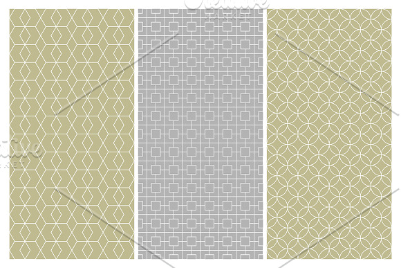 Geometric seamless symmetry patterns in Patterns - product preview 11