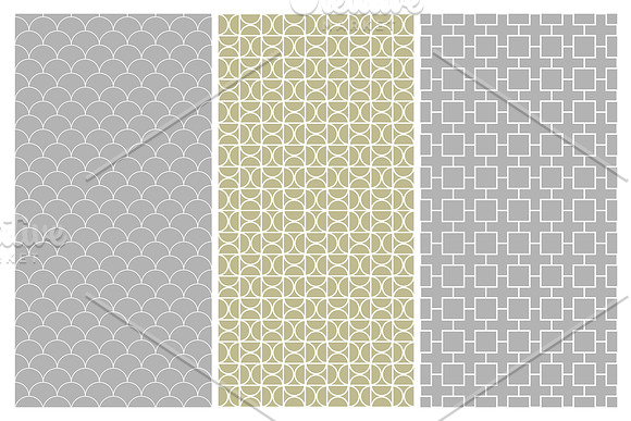 Geometric seamless symmetry patterns in Patterns - product preview 12