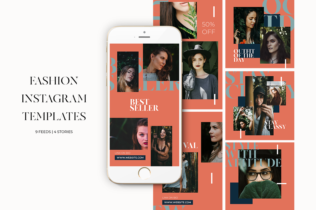 INSTAGRAM BUNDLE 1500+ Templates in Instagram Templates - product preview 8