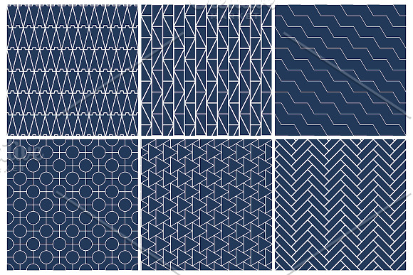 Tile seamless oriental patterns in Patterns - product preview 5