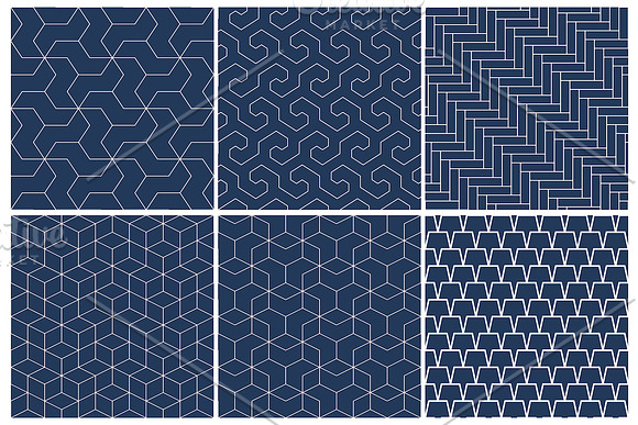 Tile seamless oriental patterns in Patterns - product preview 7