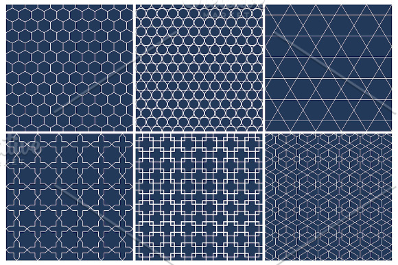 Tile seamless oriental patterns in Patterns - product preview 8
