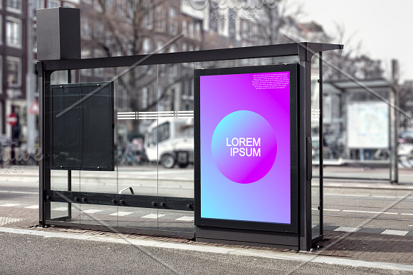 Colorful gradient trendy posters in Flyer Templates - product preview 1