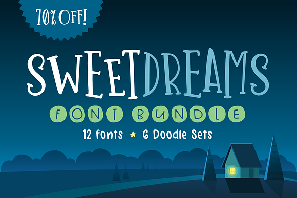 Sweet Dreams Font Bundle in Display Fonts - product preview 18