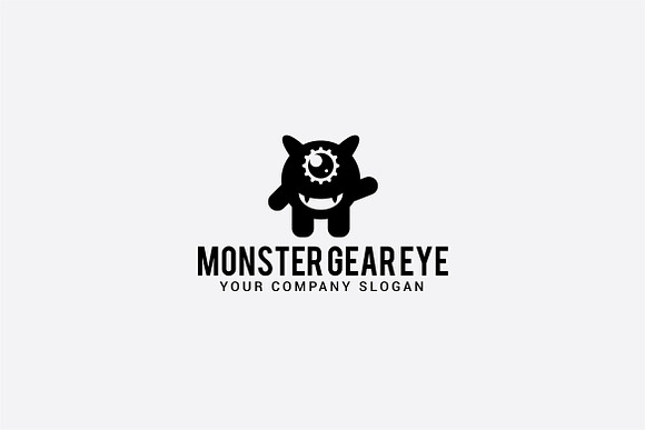 monster gear eye in Logo Templates - product preview 1