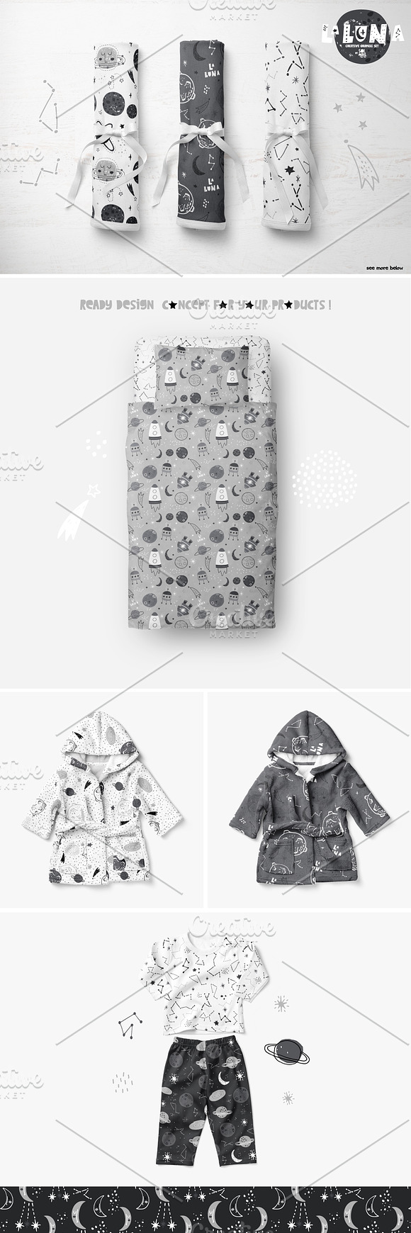 La LUNA graphic collection in Patterns - product preview 3