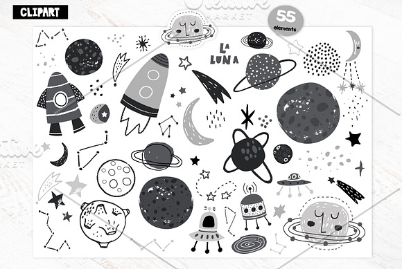 La LUNA graphic collection in Patterns - product preview 5