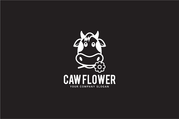 caw flower in Logo Templates - product preview 1