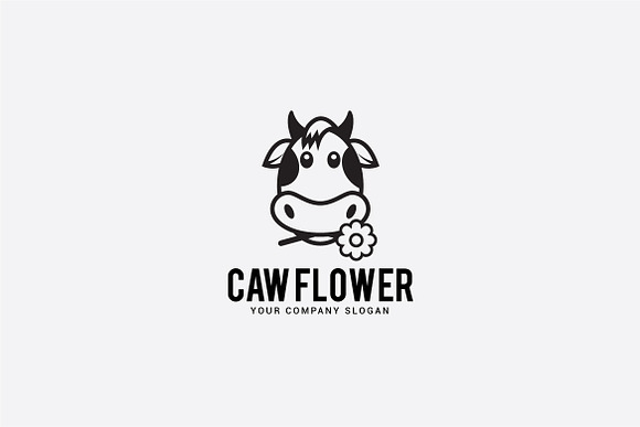 caw flower in Logo Templates - product preview 2
