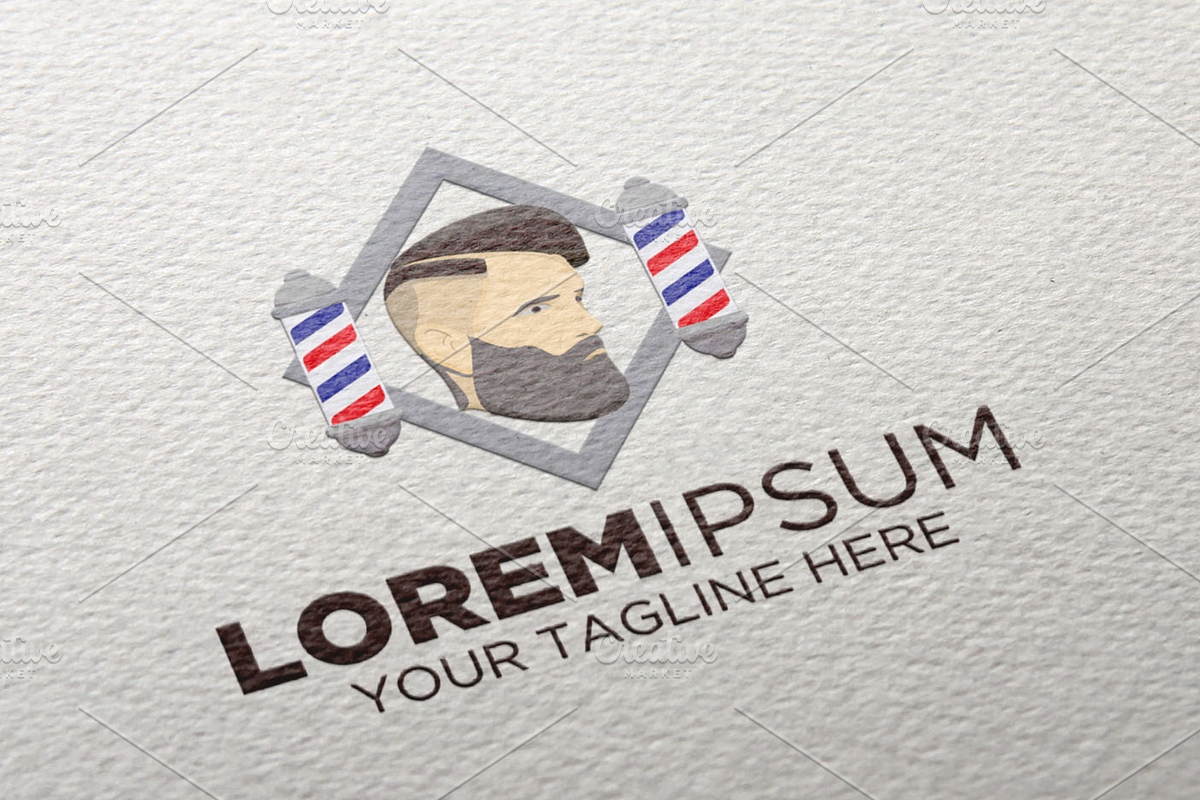 BarberShop Logo in Logo Templates - product preview 8